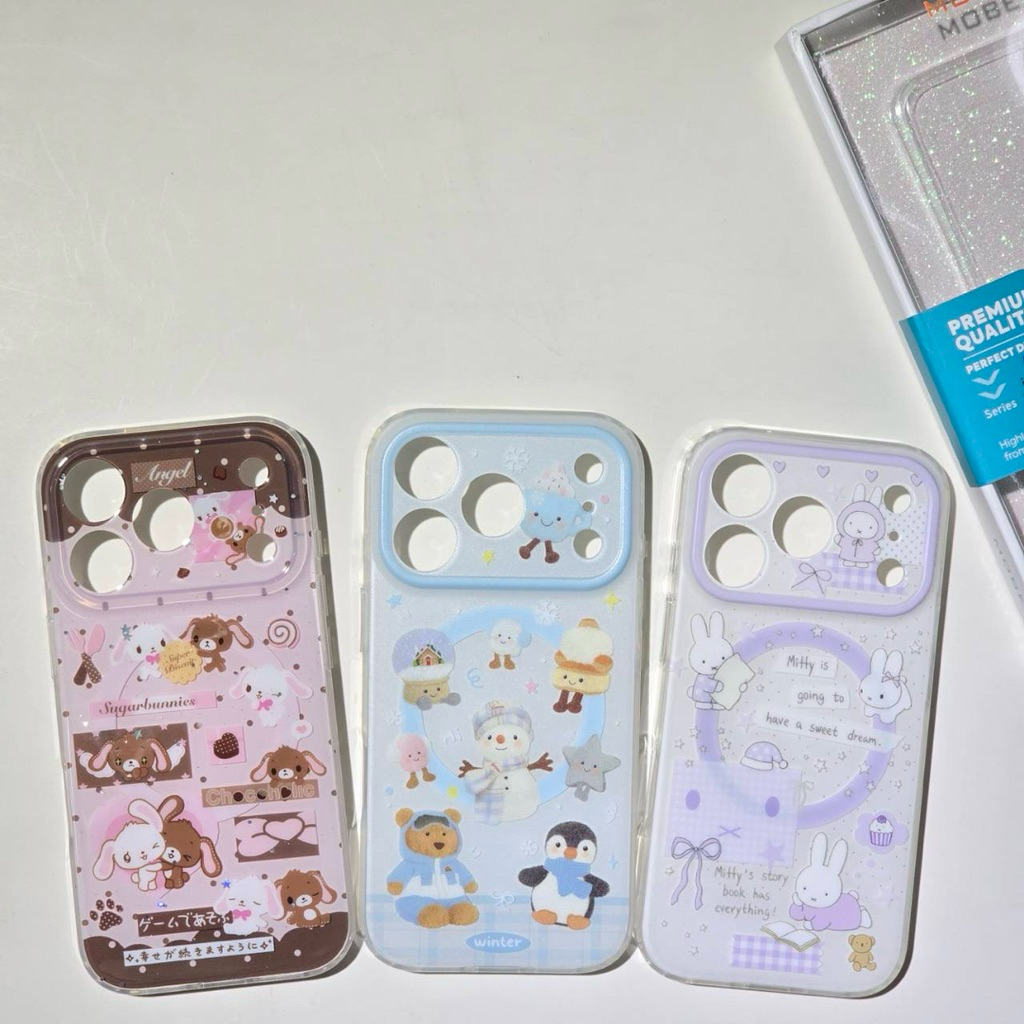 “พร้อมส่ง”เคสลายการ์ตูน (แม่เหล็ก) 15Promax/16Promax/17Pro/17Promax