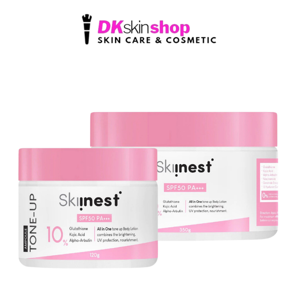 สกินเนส อัลตรา ไบร์ท พิงค์ โทนอัพ แอมพูล บอดี้ โลชั่น Skiinest Tone Up Ampoule Body Lotion SPF50 PA+