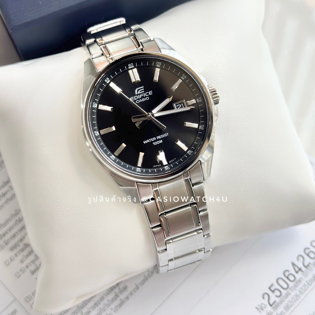 CASIO EDIFICE นาฬิกาผู้ชาย เครื่องศูนย์ cmg ของแท้ รุ่น EFV-150D-1A รับประกันศูนย์เซ็นทรัล 1 ปีเต็ม