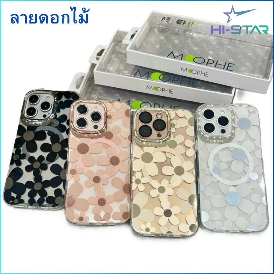 MOOPHE  เคส ดอกไม้ แม่เหล็ก ชาร์ได้ สำหรับ Samsung S25Ultar S24Ultar S23 S24
