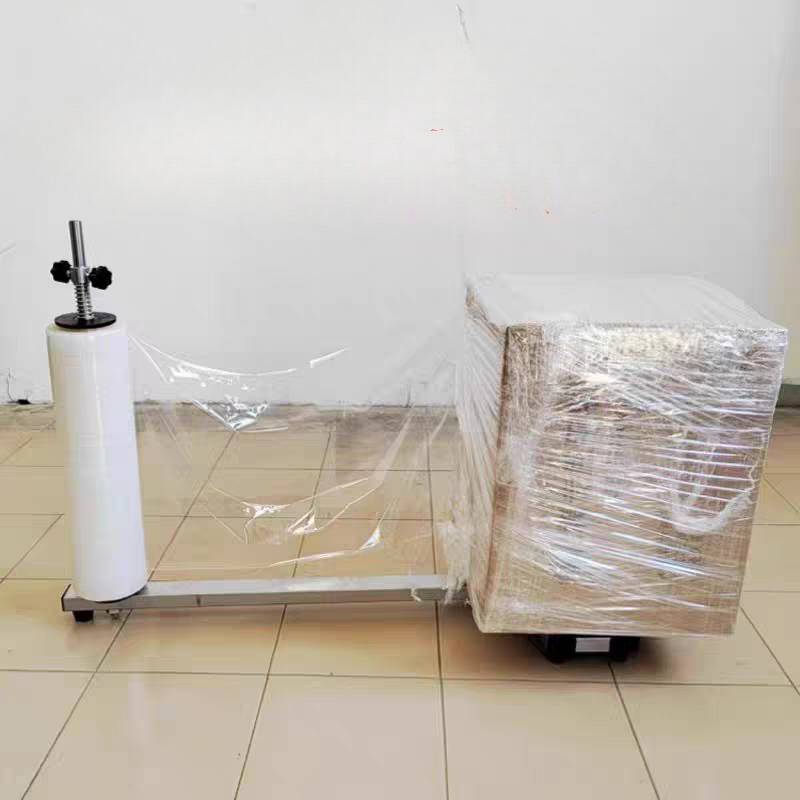 เครื่องพันฟิล์ม แท่นฟิล์มยืดแพ็คกล่องสินค้าZB-Z4V แบบตั้งโต๊ะ สำหรับห่อของ