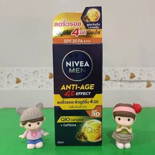 NIVEA MEN ANTI-AGE 4D EFFECT SPF30 PA+++ 45ml นีเวีย เมน แอนตี้-เอจ โฟร์ดี เอฟเฟค เอสพีเอฟ 30 พีเอ+++ 45 มล.