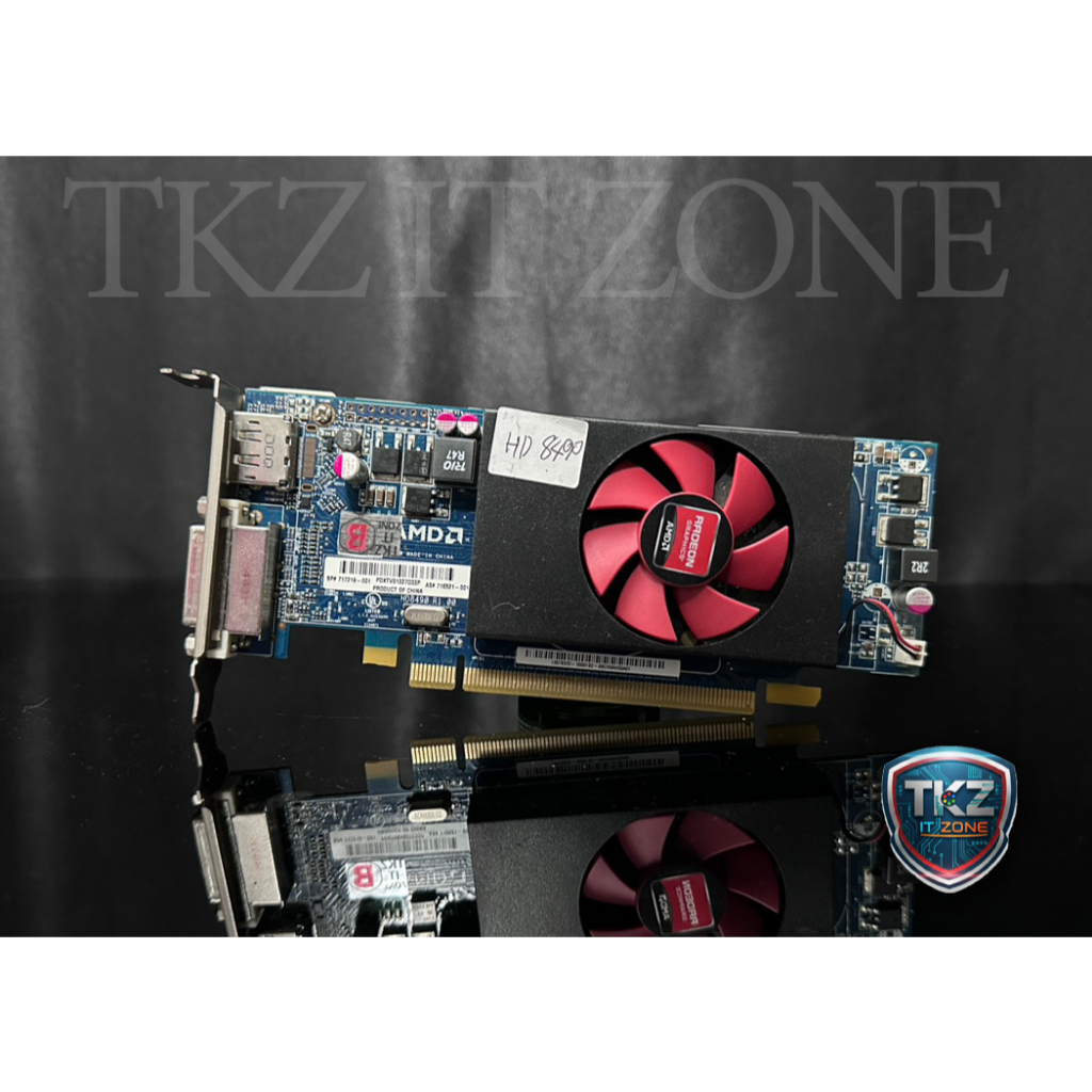 การ์ดจอ(graphic card) HP  HD8490 1GB DDR3 LOW PROFIRE  (ไม่ต่อไฟเพิ่ม  )