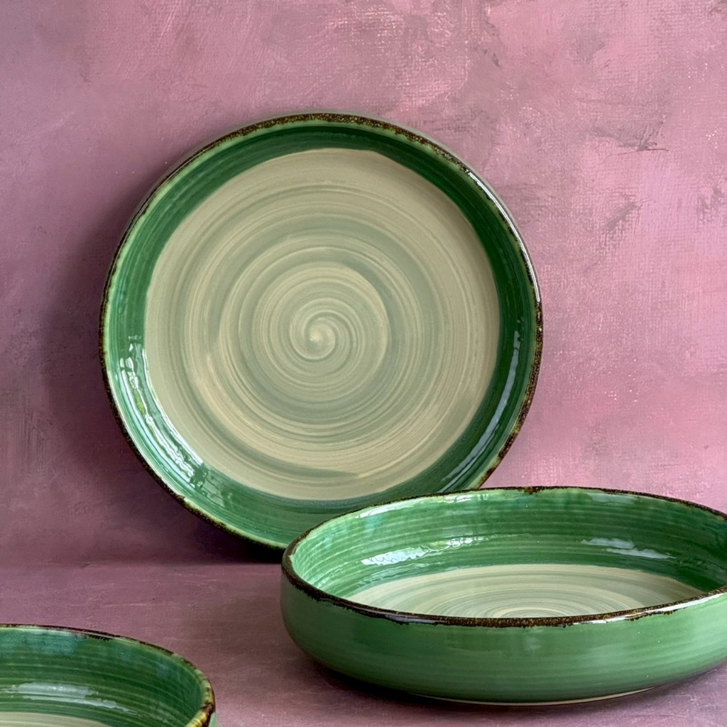 ชามพาสต้า ชามสลัด ขนาด 9 นิ้ว ชามเซรามิค Pasta Bowl Salad Bowl Ceramic - AT1CERAMIC