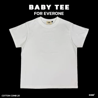 KEBE เสื้อยืด ผ้าคอตตอน comb20 เกรดพรีเมี่ยม รุ่น Baby Tee for everyone ใส่ได้ทั้งชายและหญิง
