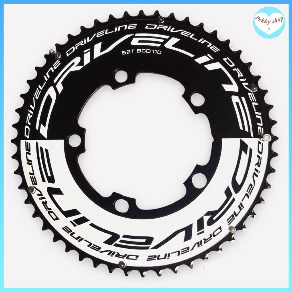 DRIVELINE ใบจานจักรยาน BCD110 5รู ทรงกลม