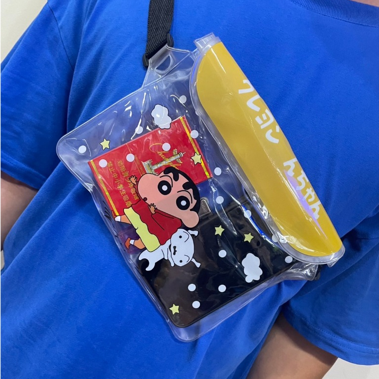 ซองกันน้ำการ์ตูน ล๊อคแน่น คาดเอว-คาดอก ดำน้ำได้ ปรับระดับได้ ขนาด21.5*17.5 มี6ลาย ไอเทมสงกรานต์ สินค้า