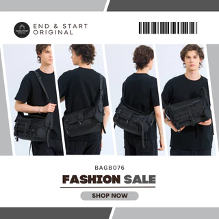 BAGB076 END&STARTกระเป๋าสะพายข้าง Messenger Tactical ใส่ iPad ,MAC Book แถมกระเป๋าเล็กถอดแยกได้ 2 ใบ