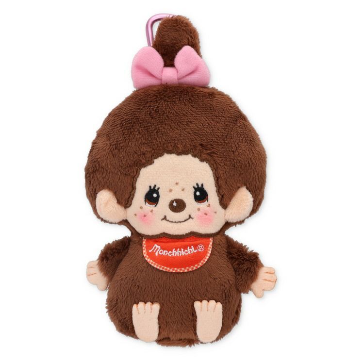 [Monchhichi] กระเป๋าใส่ของมาสคอต (Monchhichi-chan) [วัสดุ] โพลีเอสเตอร์ [ขนาด] ประมาณ สูง 19 x กว้าง 10 x ลึก 3.5 ซม.