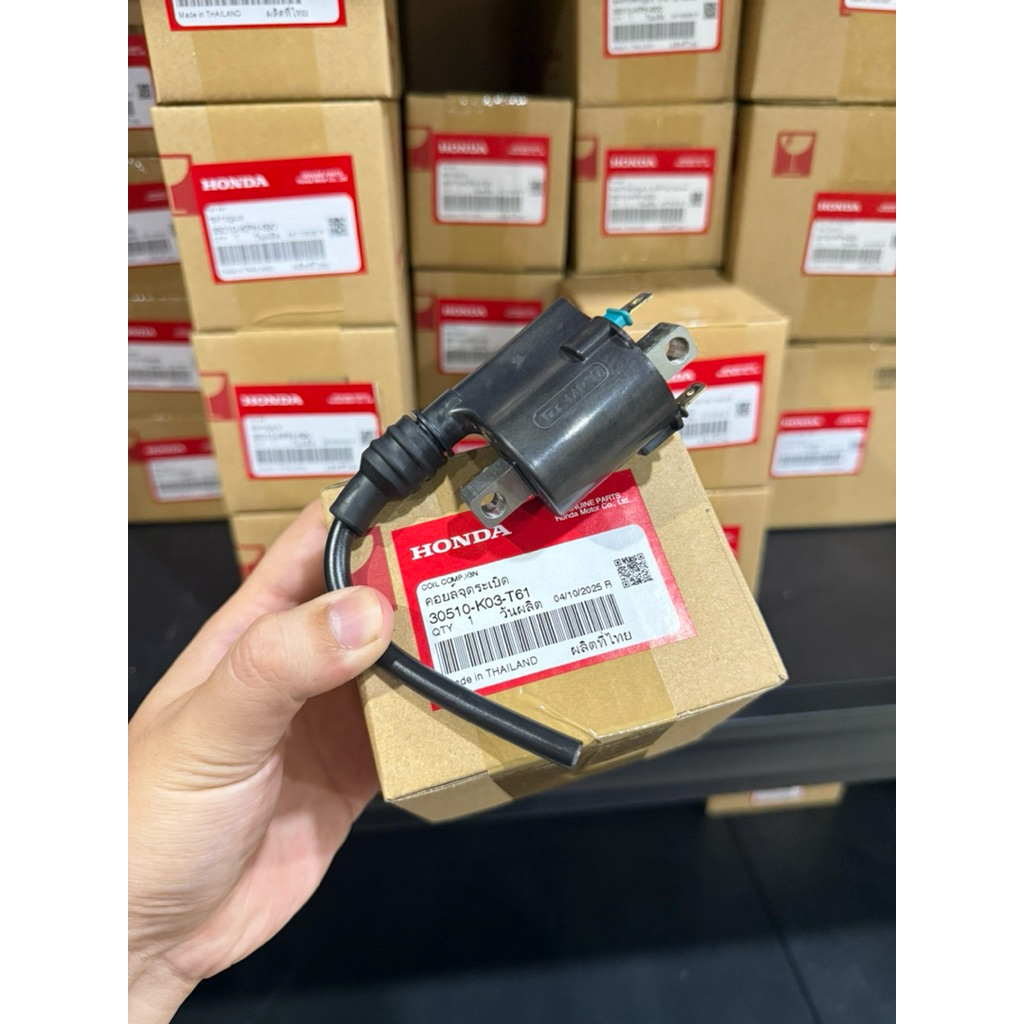 คอยไฟเวฟ110i ปี2013-2018 คอยล์จุดระเบิดแท้เบิกศูนย์ *30510-K03-T61*