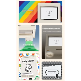 นาฬิกาปลุกอัจริยะ LED Emoji Clock บอกอุณหภูมิ มีไฟ ชาร์จได้ Night Light Alarm Multi-Function / Maclock 80s Clock