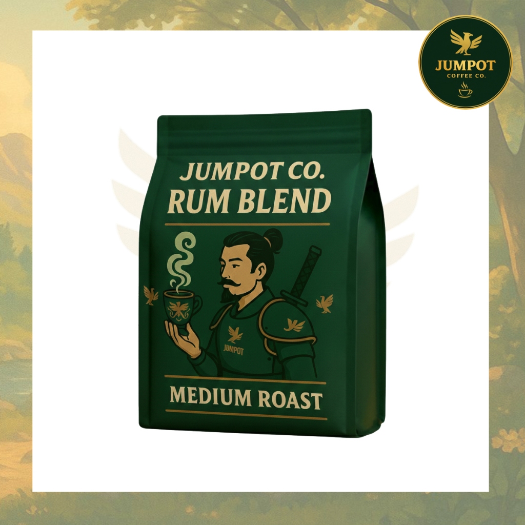 Jumpot Coffee Rum Blend 200g. เมล็ดกาแฟกลิ่นรัม