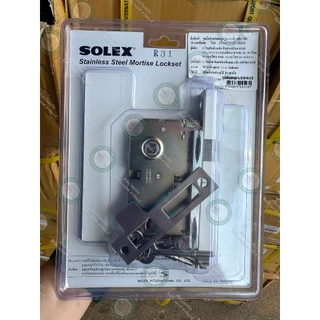 SOLEX 425QH4BLACK มือจับกุญแจประตูรั้ว มือจับเขาควายกุญแจ กุญแจประตูรั้ว กุญแจประตูเหล็ก หน้าสแตนเลส
