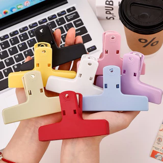 (พร้อมส่ง🇹🇭) Plastic Clip คลิปหนีบกระดาษพลาสติก คลิปหนีบกระดาษขนาดใหญ่ คลิปหนีบกระดาษ คลิปหนีบน่ารัก