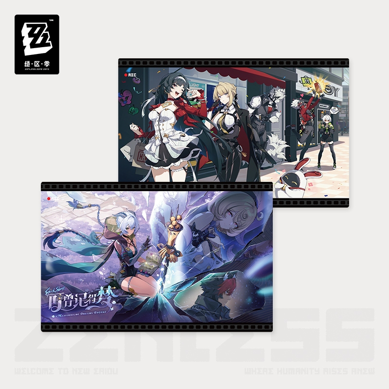[ พร้อมส่ง / Official ] Zenless Zone Zero Patch 2.3 - Memories of Dreams Bygone Postcard Set ZZZ โปส