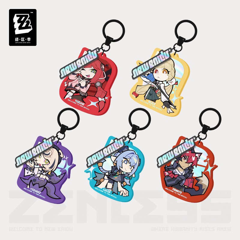[ พร้อมส่ง / Official ] Zenless Zone Zero Q version Keychain - Spook Shack ZZZ พวงกุญแจ Q version Yi