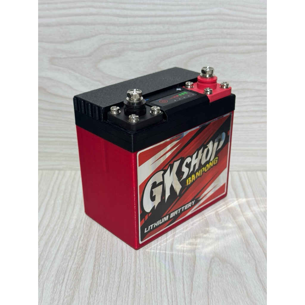 แบตเตอรี่มอเตอร์ไซร์ GK shop  YT5 แบตเตอรี่ Custom พร้อมแบต ขนาด 14 VDC 7.8 Ah.สำหรับรถเตอร์ไซร์ทุกรุ่นCCA 250+,CCA 300+
