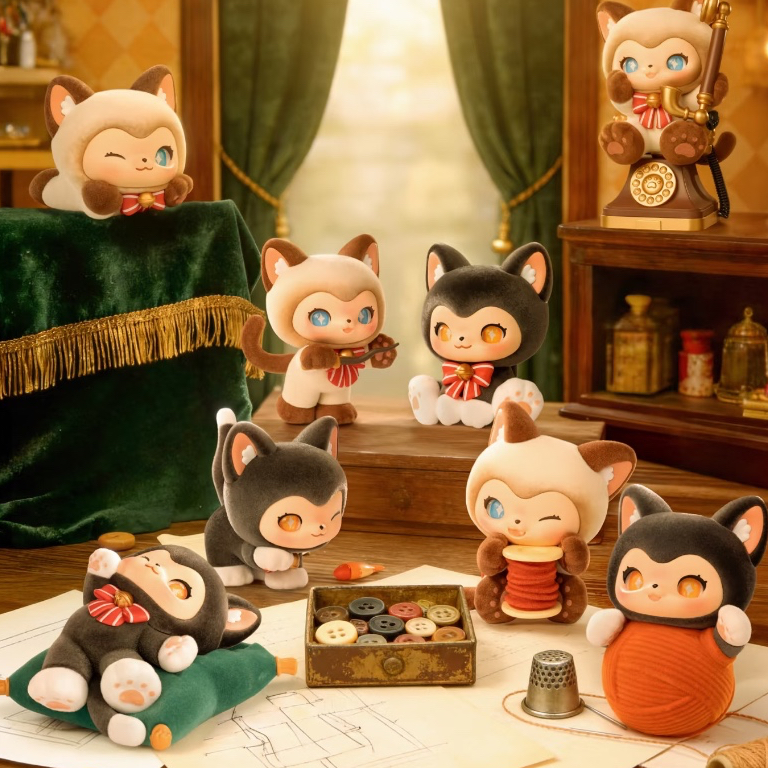 (🐱🧵พร้อมส่งด่วนในไทย) แบบสุ่มโมเดล : Mewky - The Magic Furry