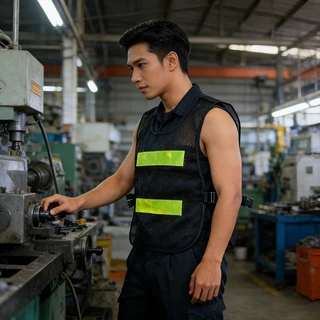 F19 Reflective Vest、ความปลอดภัยเสื้อกั๊กสะท้อนแสงสูงสะท้อนแสงเพื่อความปลอดภัยเสื้อกั๊กมีซิป