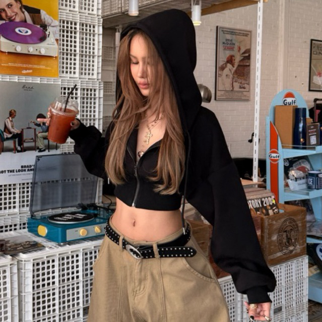 Nice.to.dress.u - Cropped Hoodie