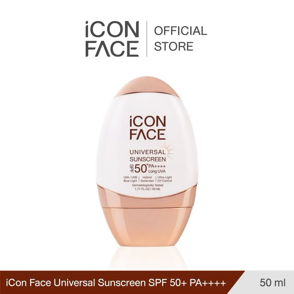 📌ขายเท รบกวนอ่านก่อนนะคะ มีส่งด่วน พร้อมส่ง iCon Face Universal Sunscreen SPF 50+ PA+++