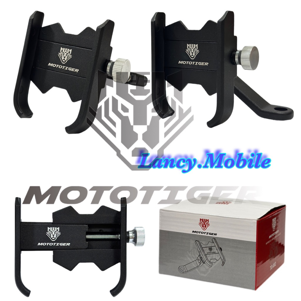 MOTOTIGER ที่จับมือถือ ที่จับโทรศัพท์สำหรับติดมอเตอร์ไซด์ แบบปลดล็อคเร็วรุ่นประหยัด