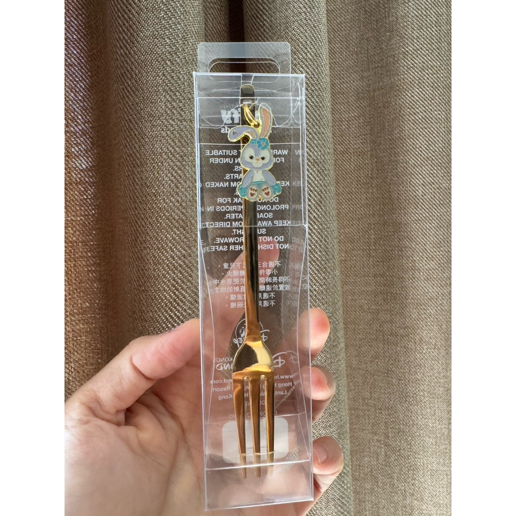 พร้อมส่งจากไทย🍴ช้อนส้อมดัฟฟี่แอนด์เฟรนด์(dessert fork/spoon)*ลิขสิทธิ์แท้HKDL