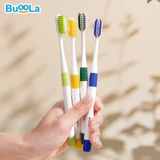 Buoola แปรงสีฟันสำหรับคนจัดฟัน+แปรงขัดซอกฟัน 10 ชิ้น ขนแปรงนุ่ม ไม่บาดเหงือก