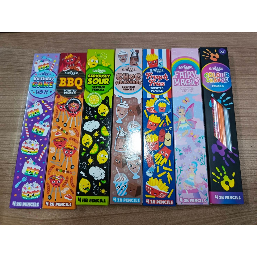 Smiggle 🌸 ดินสอไม้ กลิ่นหอม scented pencil