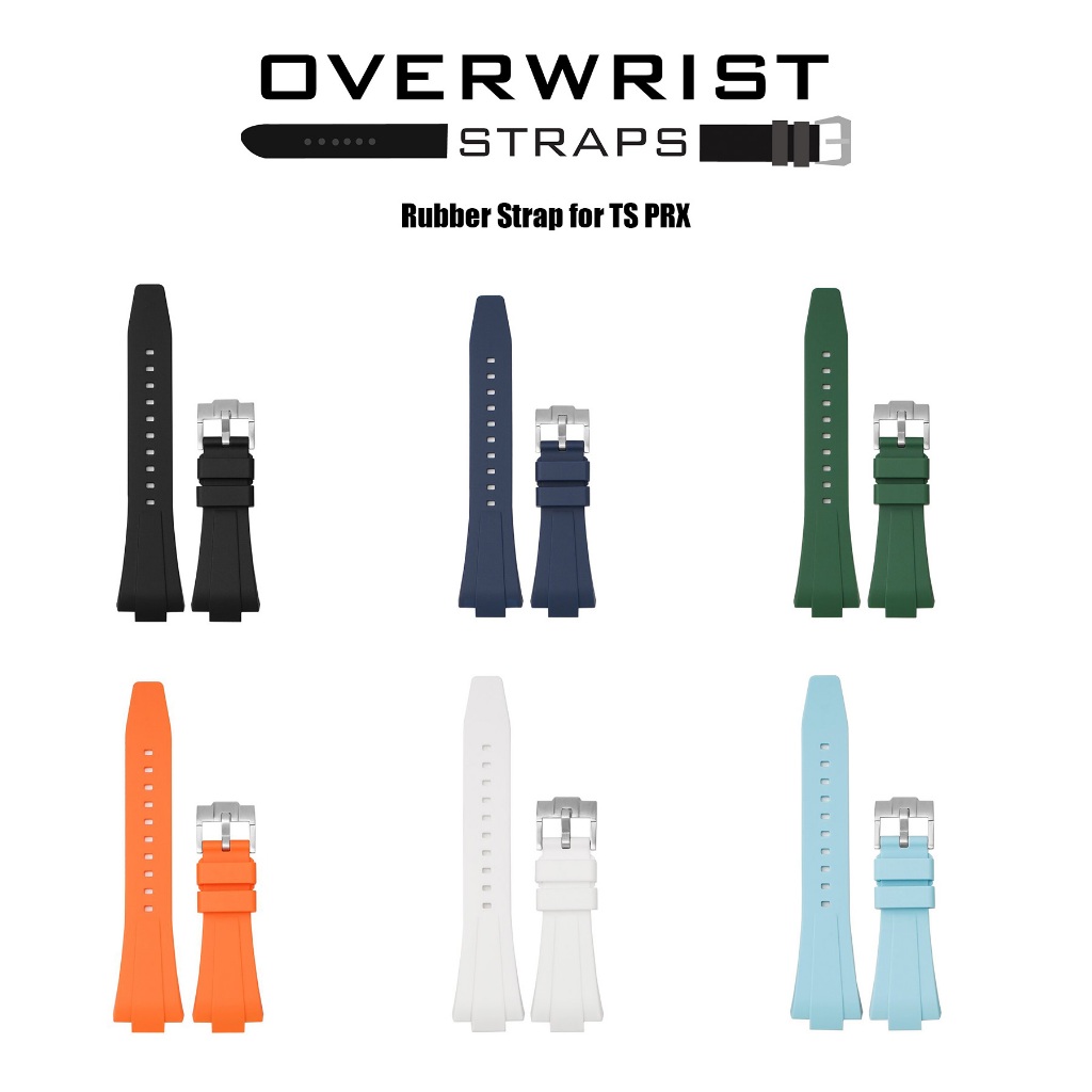 สายนาฬิกาแบบยางรุ่น Rubber Strap for TS PRX