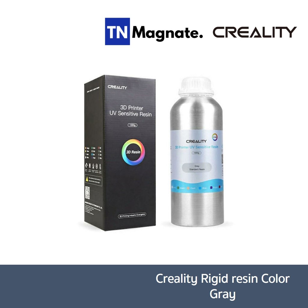 [เรซื่นสำหรับเครื่องพิมพ์ 3D] Creality Rigid resin Color Gray