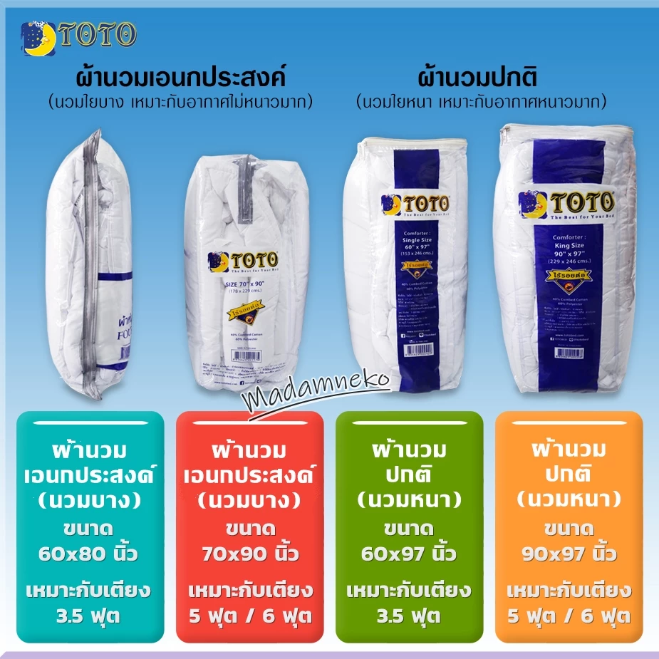 ผ้านวม TOTO ลายโดเรม่อน Doraemon thumbnail 9