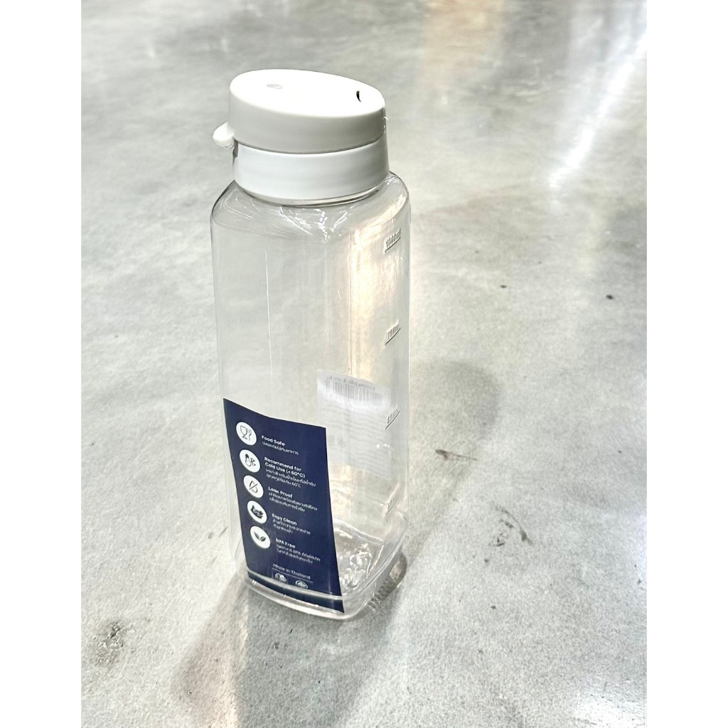 กระบอกน้ำ double lock ขนาด 1.2 ลิตร  แบบใช้ซ้ำได้ จับถนัดมือ ป้องกันการรั่วซืม