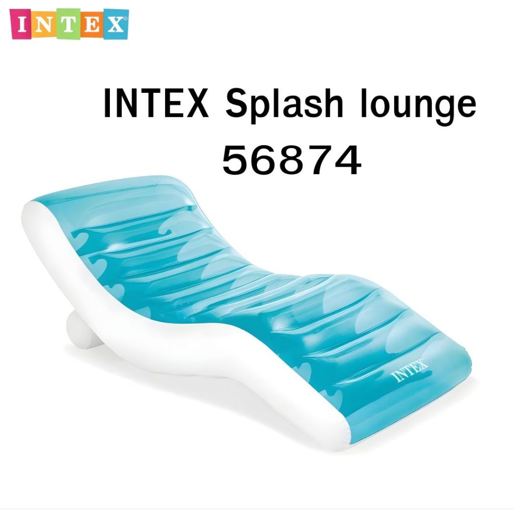 INTEX Splash Lounge 56874 ที่นอนลอยน้ำ เก้าอี้ลอยน้ำ แพผู้ใหญ่ รับน้ำหนักได้ 100kg ขนาดใหญ่ - รูปที่ 2