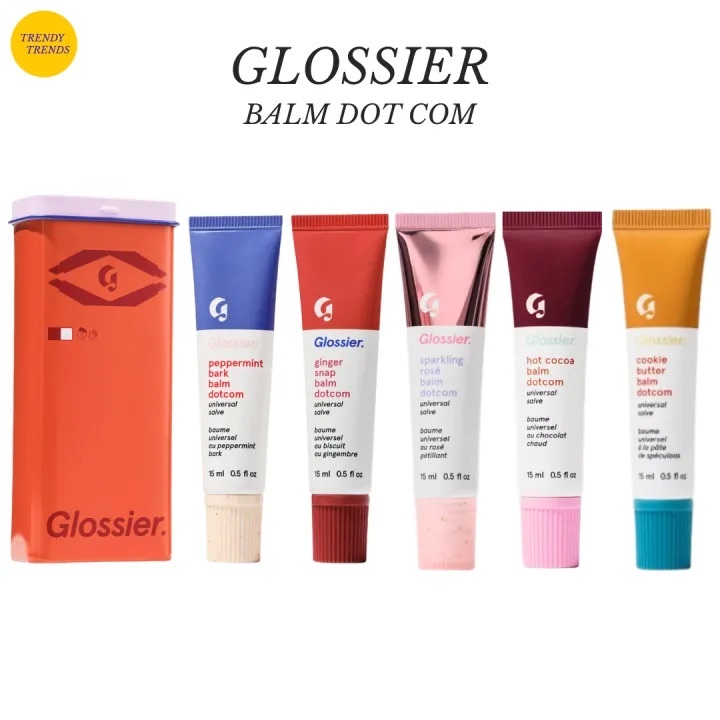 พร้อมส่ง Glossier Balm Dotcom Hot Cocoa, Cookie Butter, Sparkling Rose, Espresso สูตร original ลิปมัน ลิปบาล์ม ของแท้ US