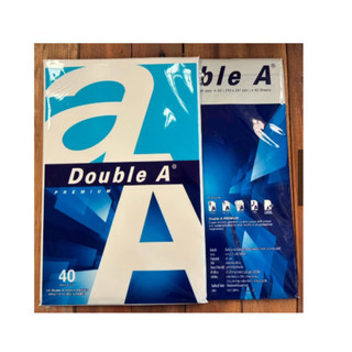 (ลัง)..กระดาษ A4 Double A (บรรจุ 40 แผ่นต่อห่อ, 1ลัง มี 48 ห่อ) ขายยกลัง (1คำสั่งซื้อ 1 ลัง)
