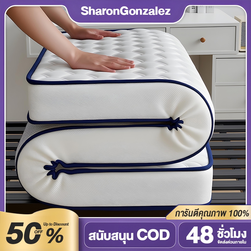 ที่นอน ที่นอนยางพาราธรรมชาติยางพาราแท้Soft topperใช้นอนบนพื้นได้ ท็อปเปอร์ที่รองนอนท็อปเปอร์ยางพารา