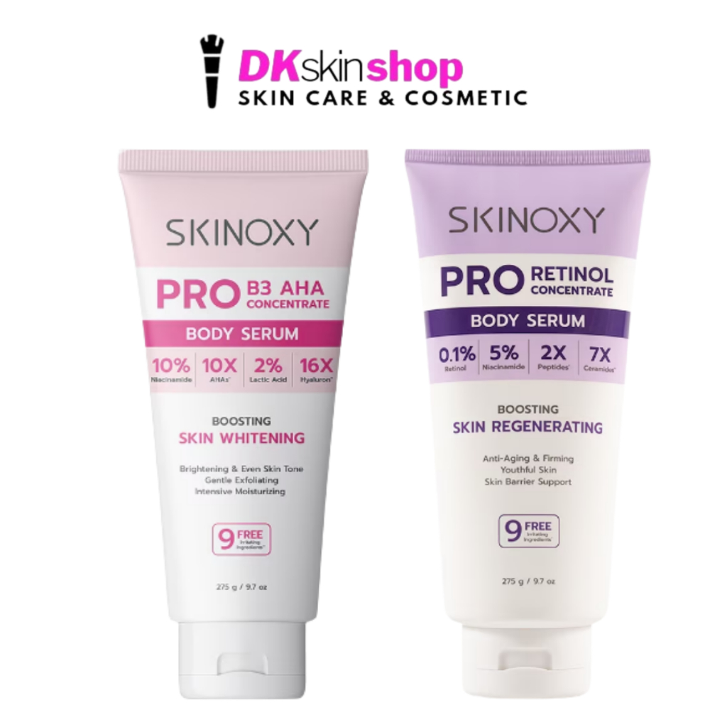 สกินอ๊อกซี่ คอนเซนเทรท บอดี้ เซรั่ม SKINOXY CONCENTRATE BODY SERUM (ปริมาณ 275g.) มีให้เลือก 2 สูตร