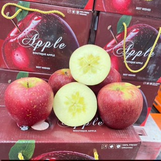 แอปเปิ้ลแกนน้ำผึ้งออแกนิค 1 ลัง หวาน กรอย อร่อย 3 kg.รวม ลูก…