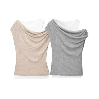 New Collection - Weekend Wardrobe - Timber Off Shoulder Top เสื้อปาดไหล่เข้ารูป