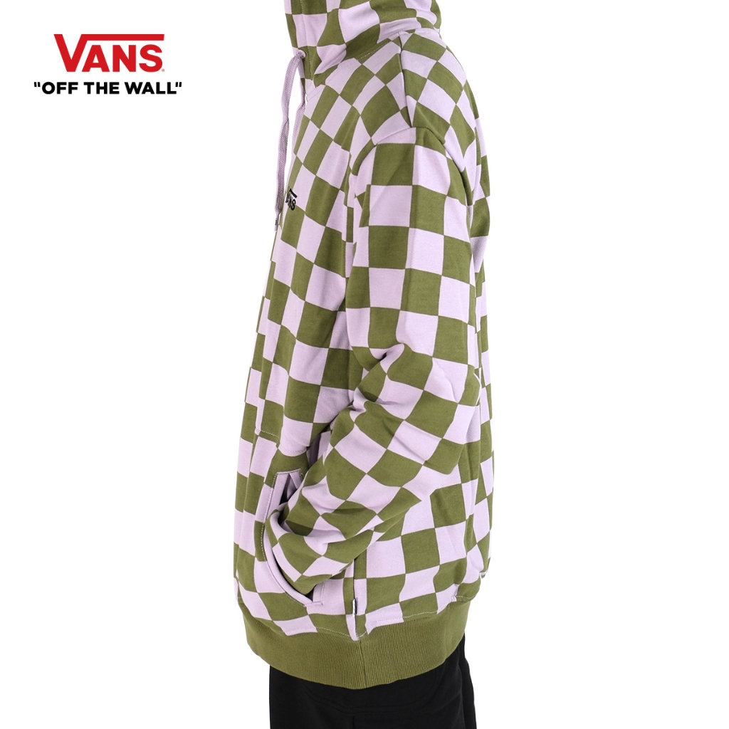 VANS هودي كاروهات — لافندر/زيتي — صورة 3