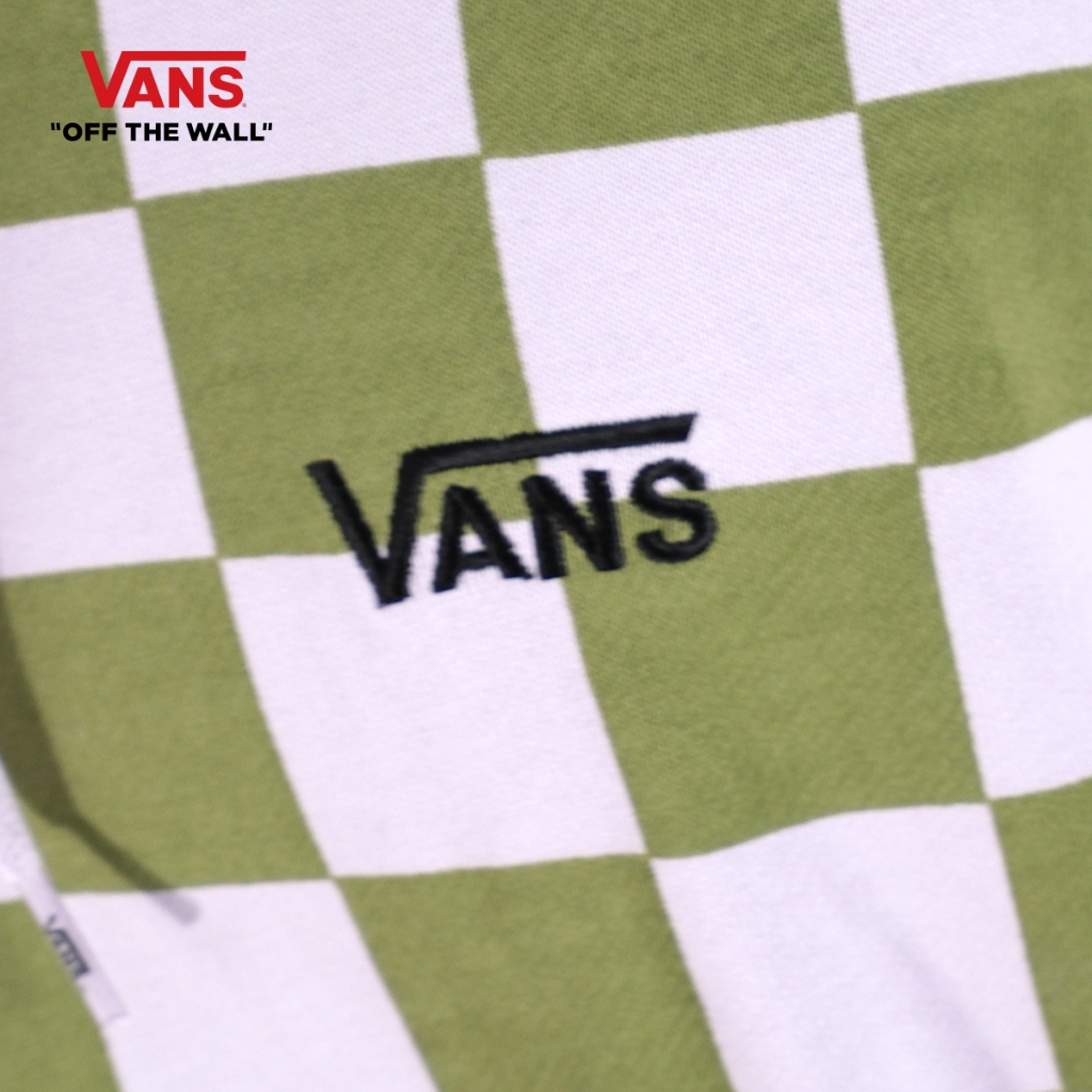 VANS هودي كاروهات — لافندر/زيتي — صورة 6
