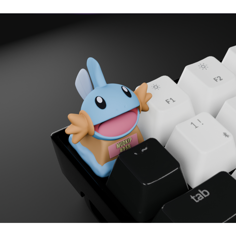 Mudkip Pokémon Keycap (ยังไม่ลงสี)