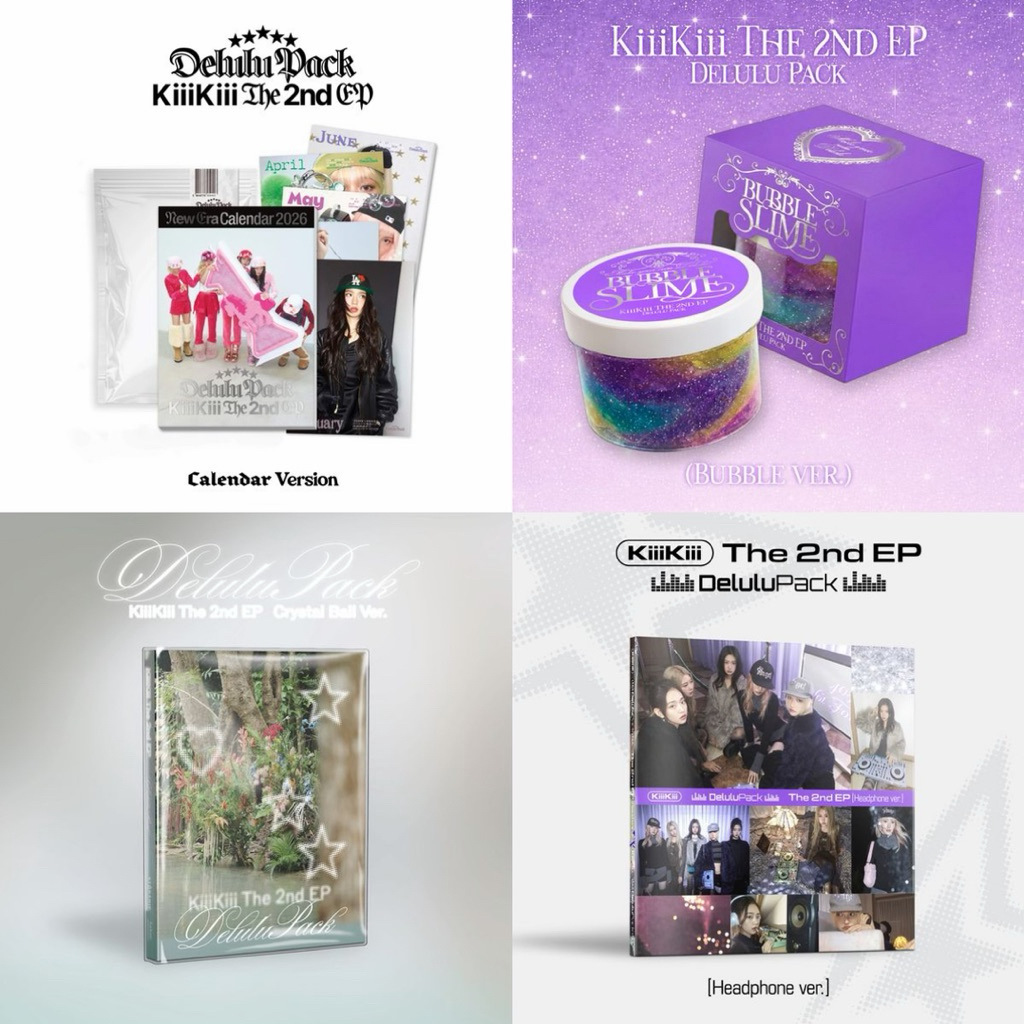 KiiiKiii The 2nd EP [Delulu Pack] พร้อมส่ง