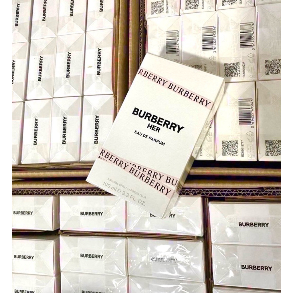 Burberry her edp 100ml กล่องซีล