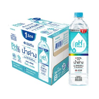 ICHITAN อิชิตัน น้ำด่าง ผสมวิตามินบีรวม 1000 ml. 12 ขวด