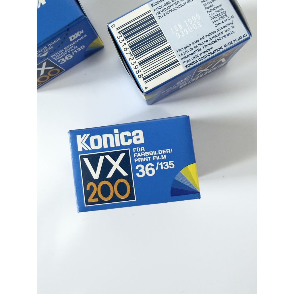 ฟิล์มบูด Konica VX 200 หมดอายุ ปี 2000
