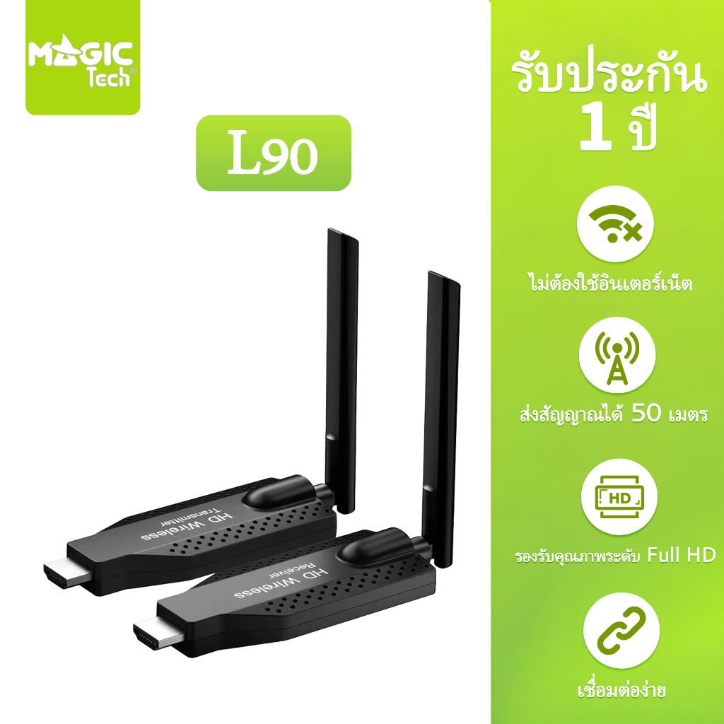 MAGICTECH Wireless HD Transmitter Receiver Kit รุ่น L90