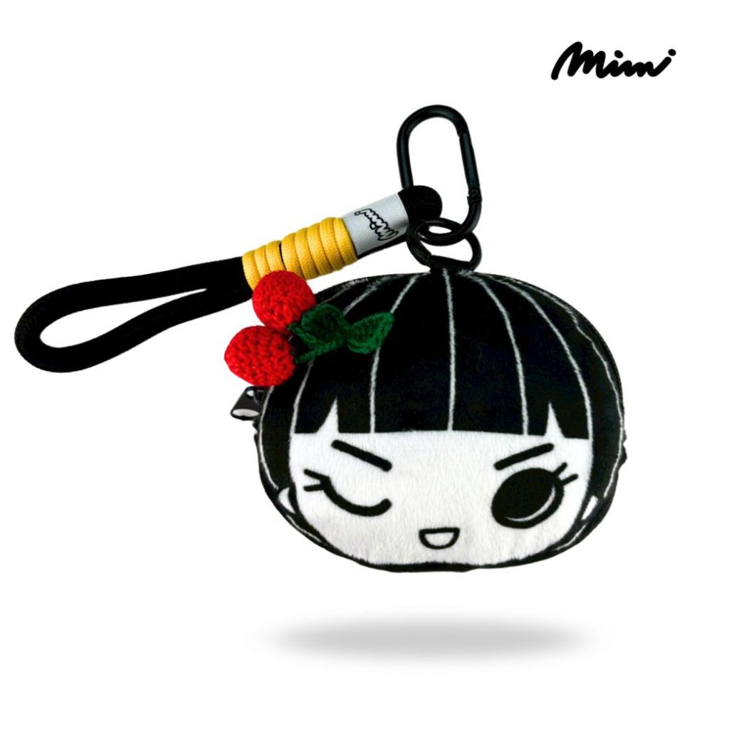 MImi พวงกุญแจกระเป๋า มี ดำ A9ZTWH