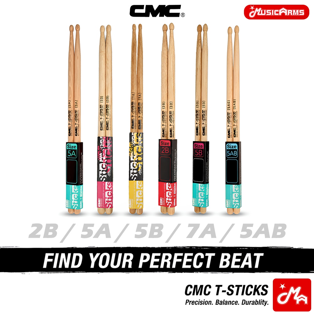 CMC ไม้กลอง คุณภาพสูง Music Arms